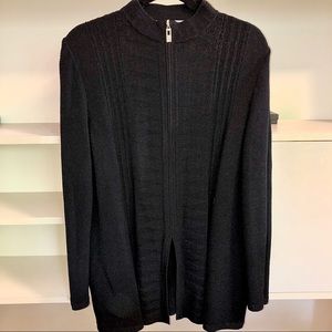 St. John Zip Up Sweater